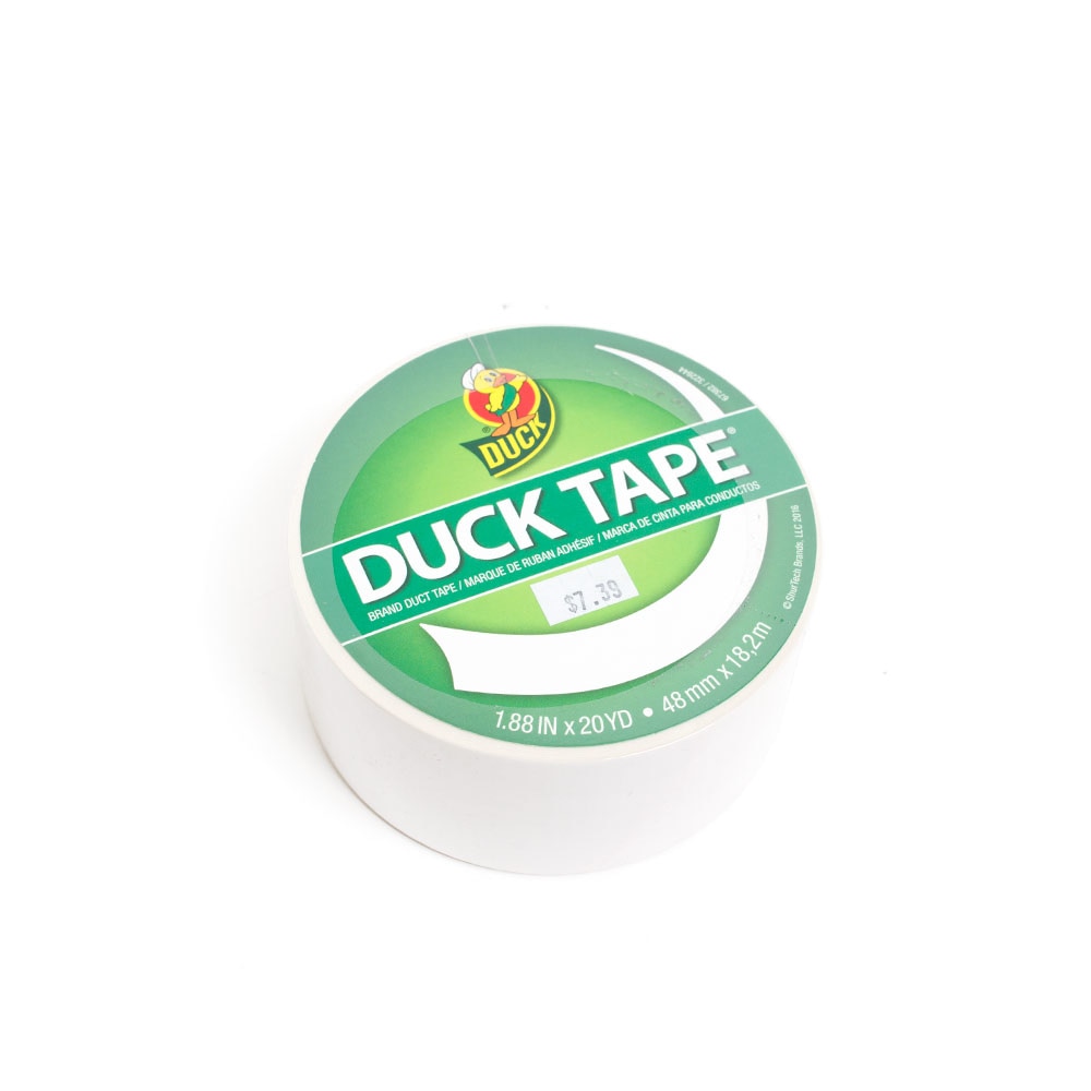 Duck Brand, Duct Tape, 1.8"x10 Yard, White